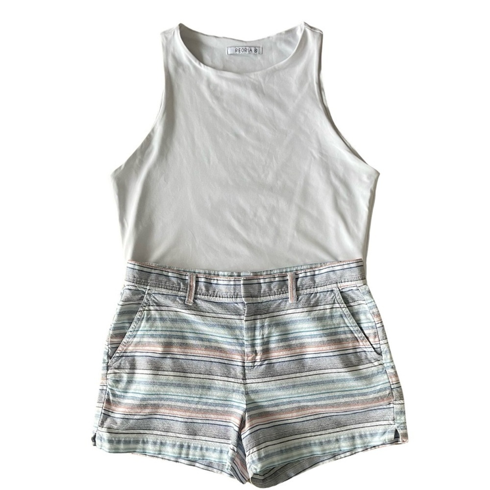Gap Striped 3” Multicolor Mid Rise Shorts Size 4 - Picture 7 of 8